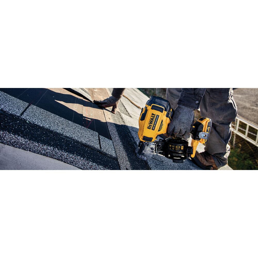 DEWALT 18V XR tromlesømspistol DCN45RND2-QW, 2 x 18 V/2,0 Ah