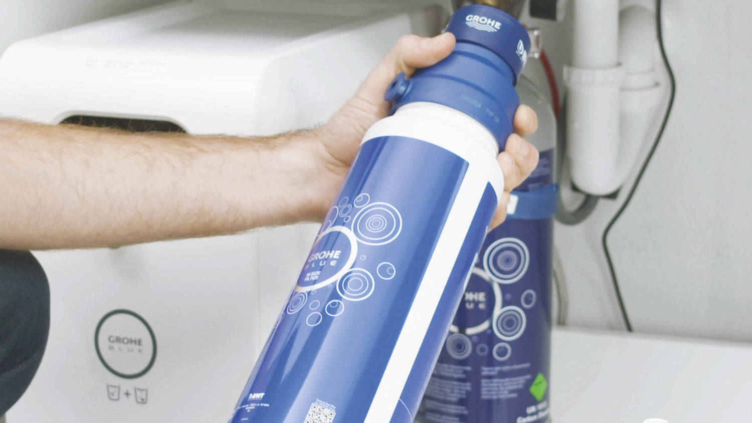 Grohe filter med 1500L kapacitet t/Grohe Red og Blue armaturer