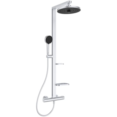 Alu+ Brusesystem+termostat Silver