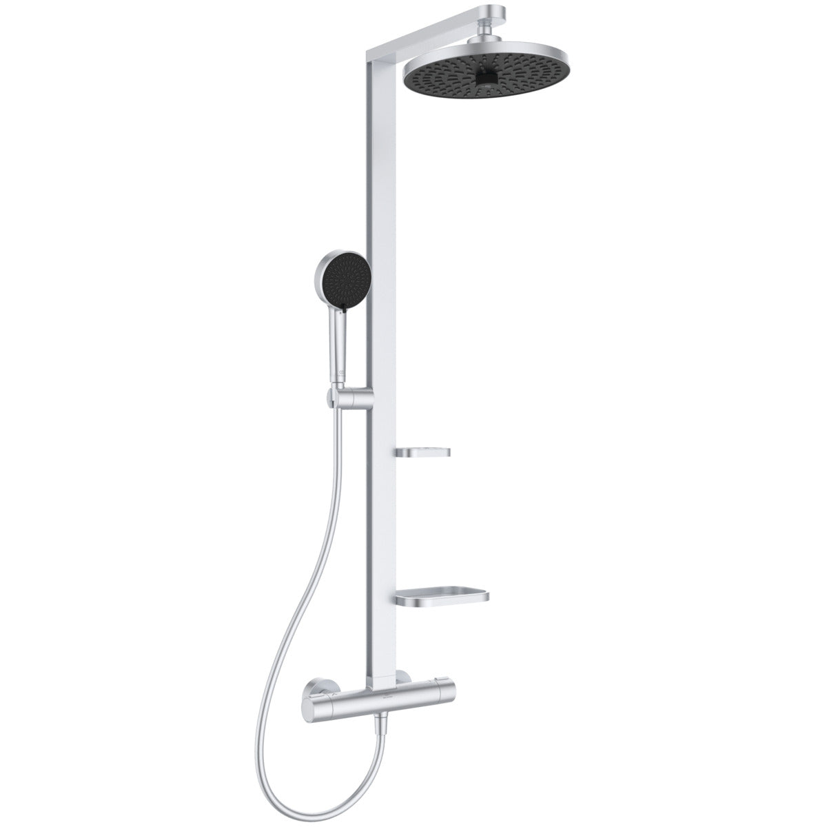 Alu+ Brusesystem+termostat Silver