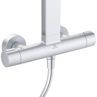Alu+ Brusesystem+termostat Silver
