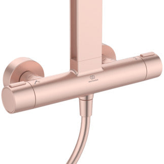 Alu+ Brusesystem+termostat Rose