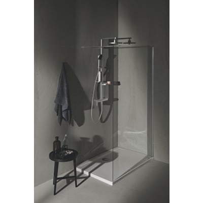 Alu+ Brusesystem+termostat Silver