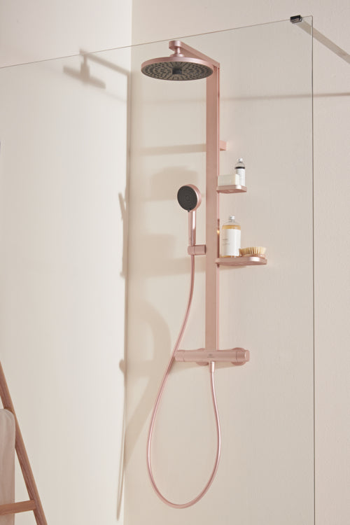 Alu+ Brusesystem+termostat Rose