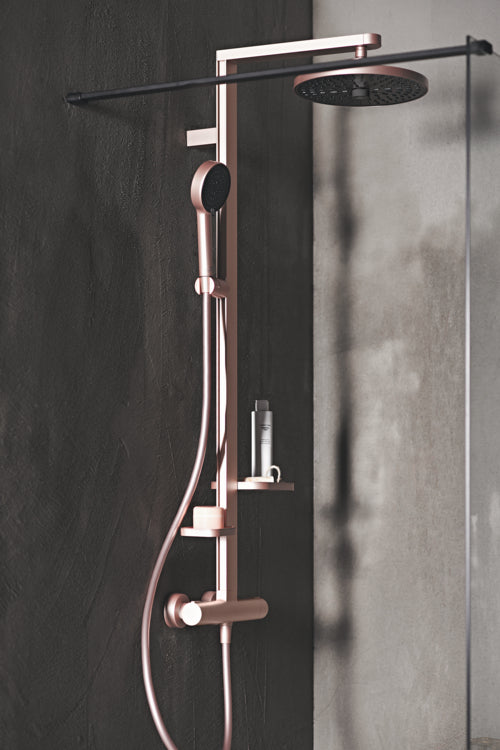 Alu+ Brusesystem+termostat Rose