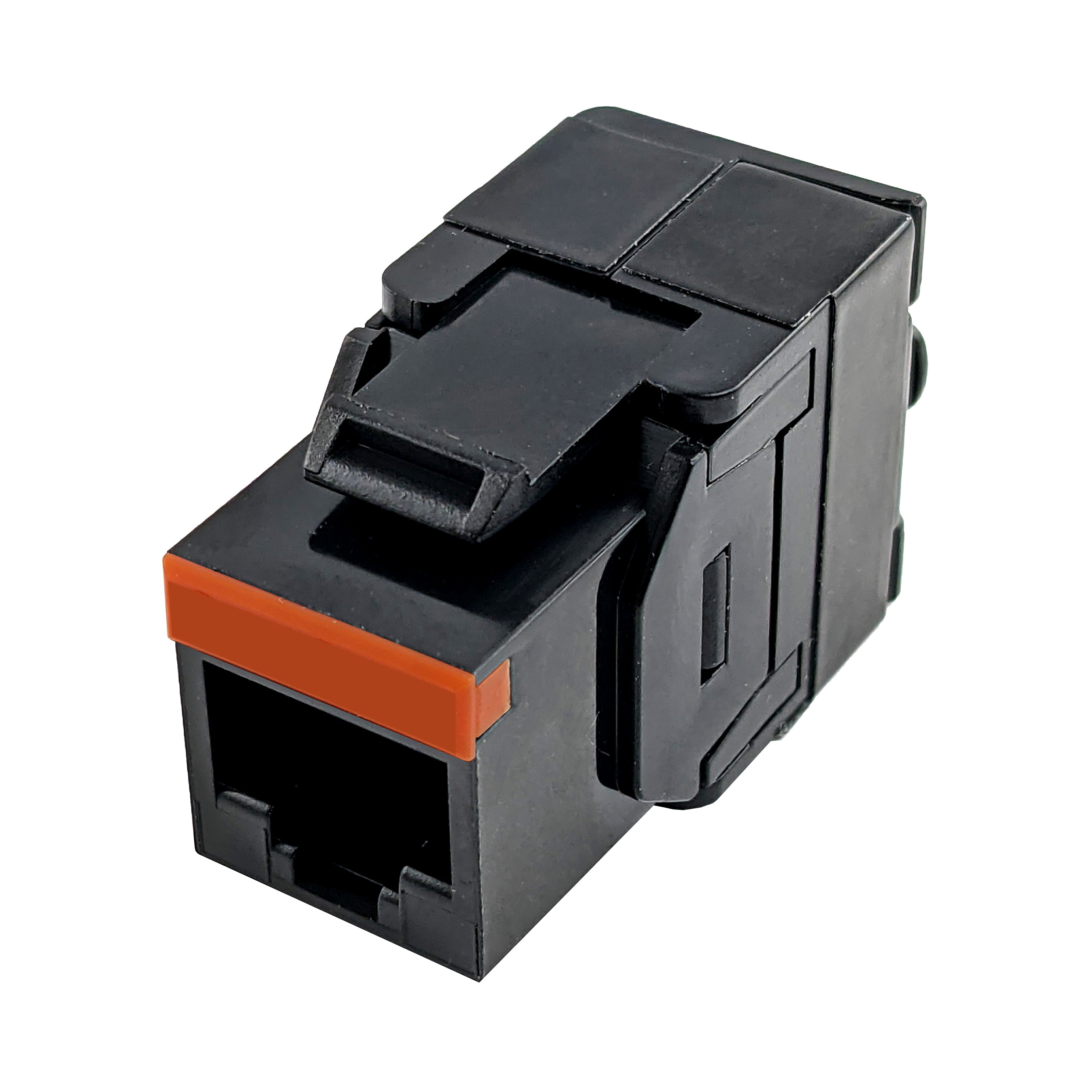 Simply45 RJ45 CAT5E UTP uskærmet keystone sort