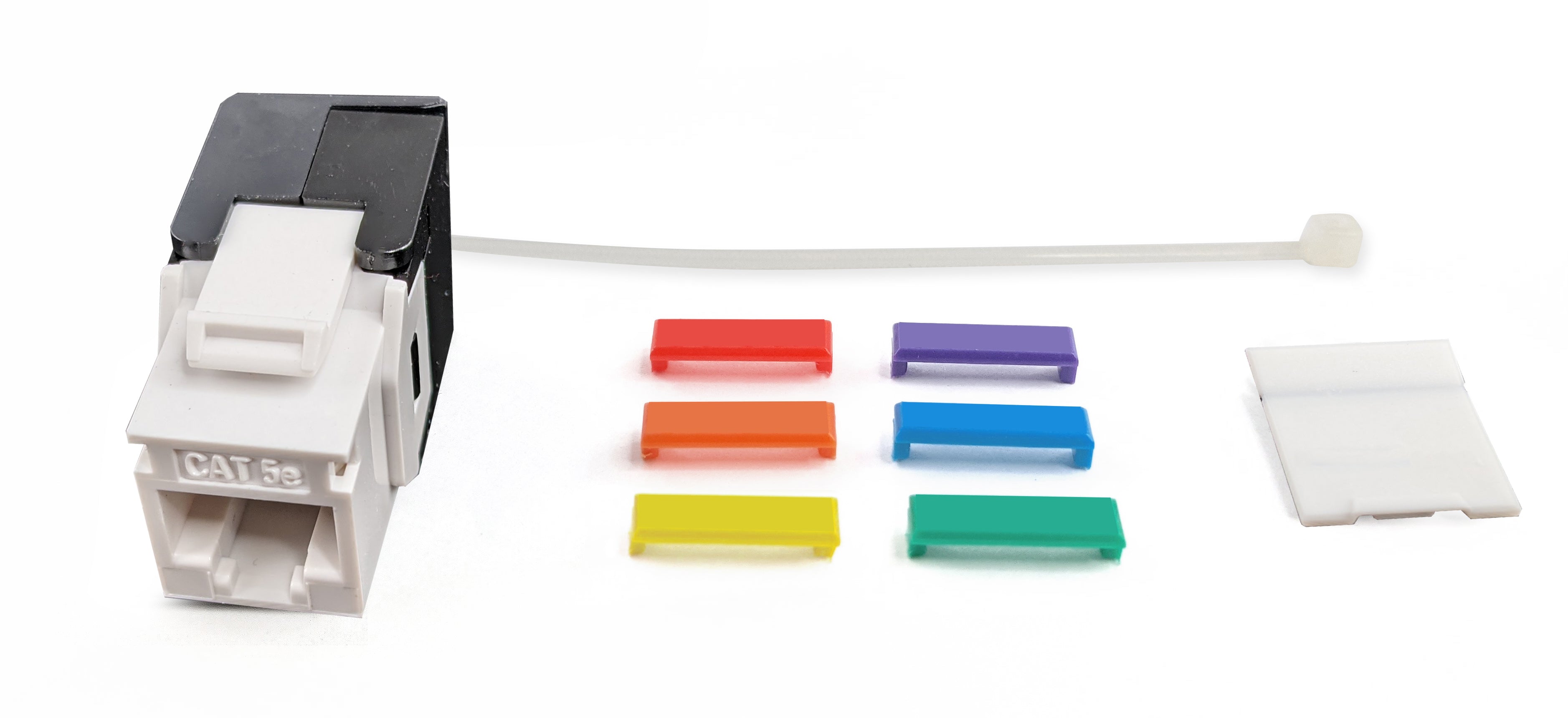 Simply45 RJ45 CAT5E UTP uskærmet keystone hvid