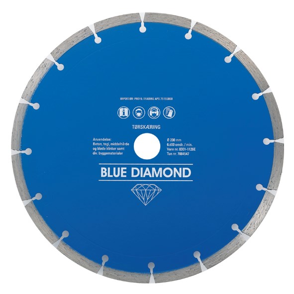 Carat diamantklinge Blue Diamond, Ø125/22,23 mm