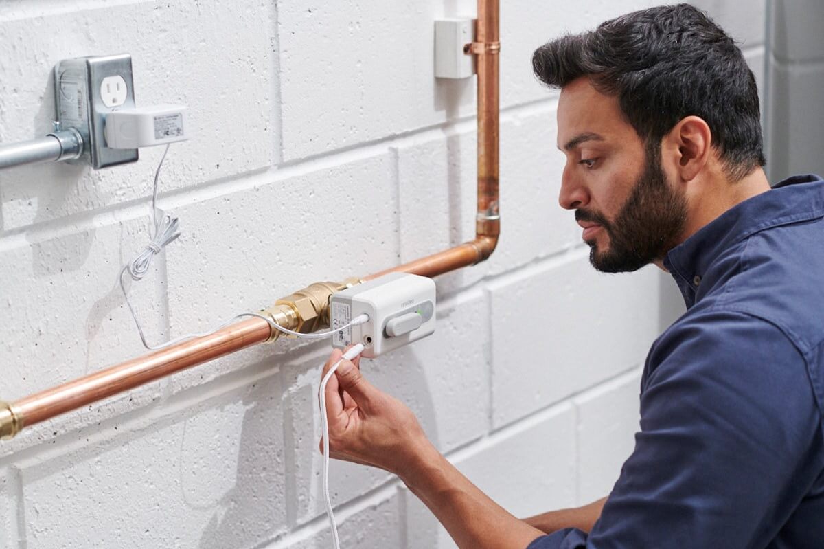 Resideo Braukmann Waterstop WiFi vandlækagestopventil ½". Med vandkabel