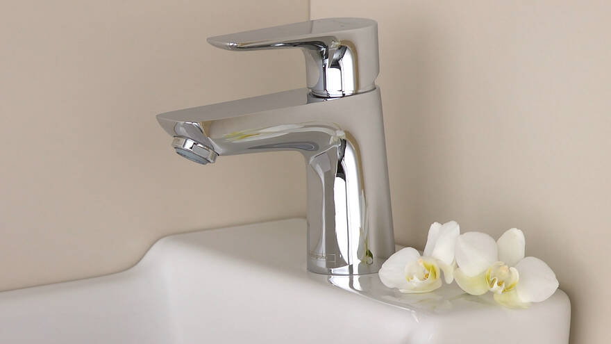 Hansgrohe Talis E 80 håndvaskarmatur med BV, krom