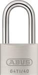 ABUS titalium hængelås 64TI/40, høj bøjle 40 mm, ensluk. 6411