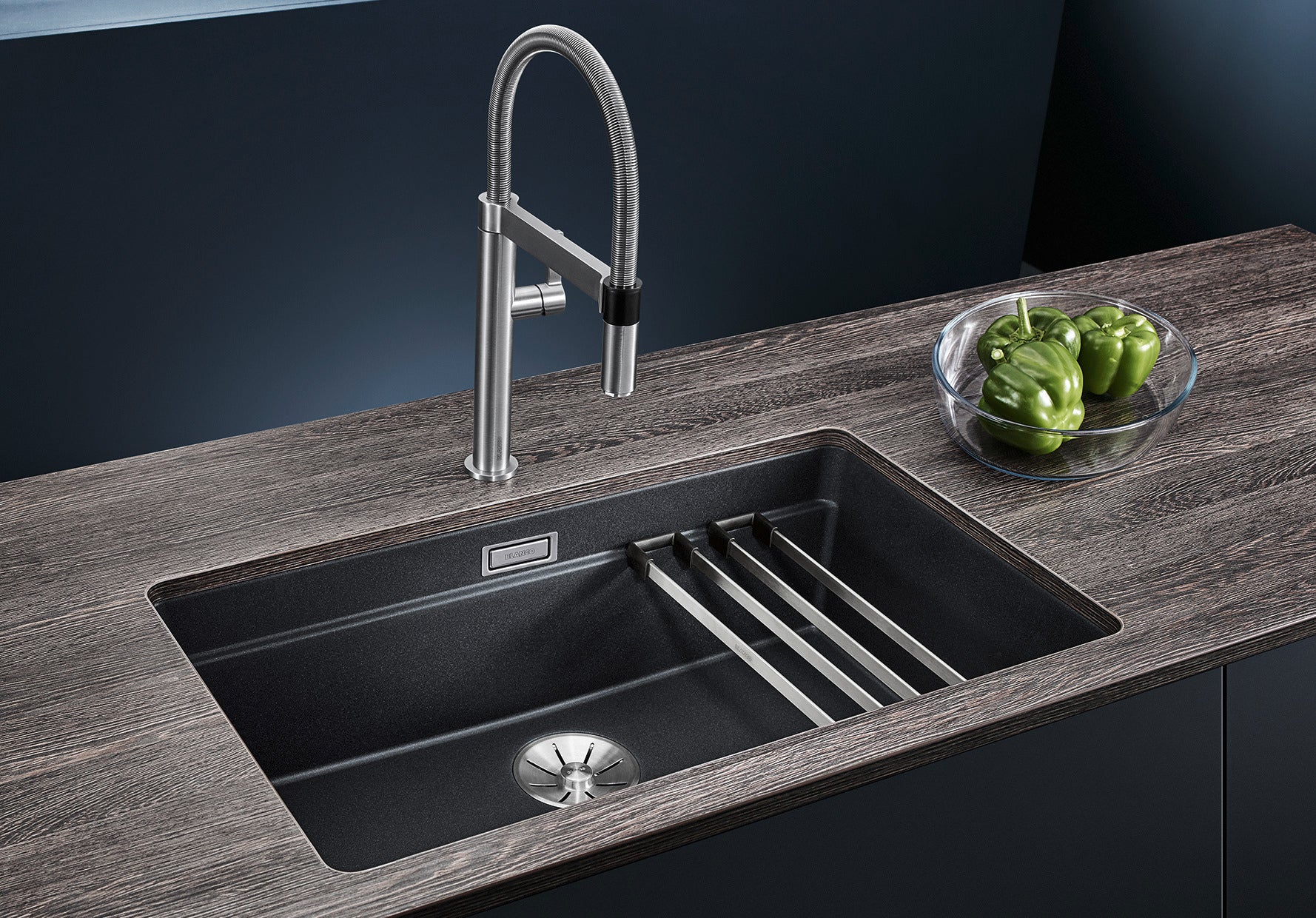 BLANCO ETAGON 700-U UXI køkkenvask 73x46 cm SILGRANIT® sort