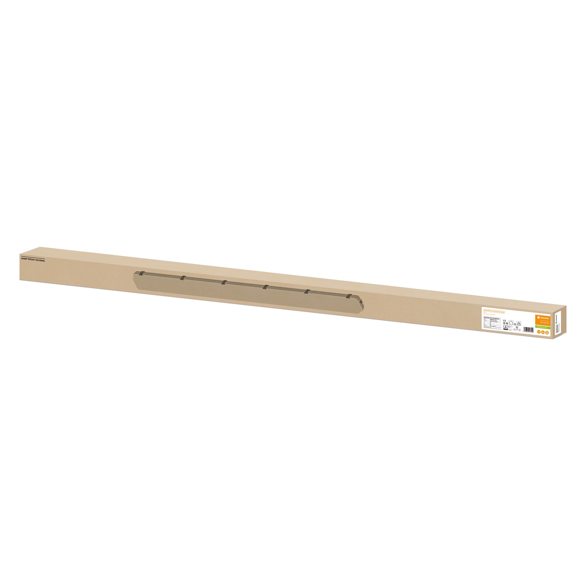 DAMPPROOF HOUSING 2XT8 LED-RØR 1500MM