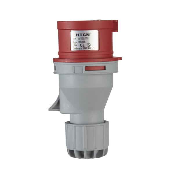 CEE kraftkabel fasevenderstikprop - 400V / 16A 5P (IP44)