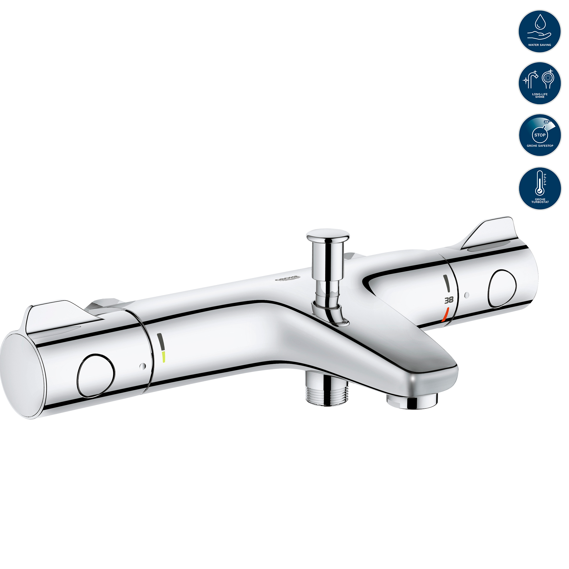 Grotherm 800 termostat til brus og badekar