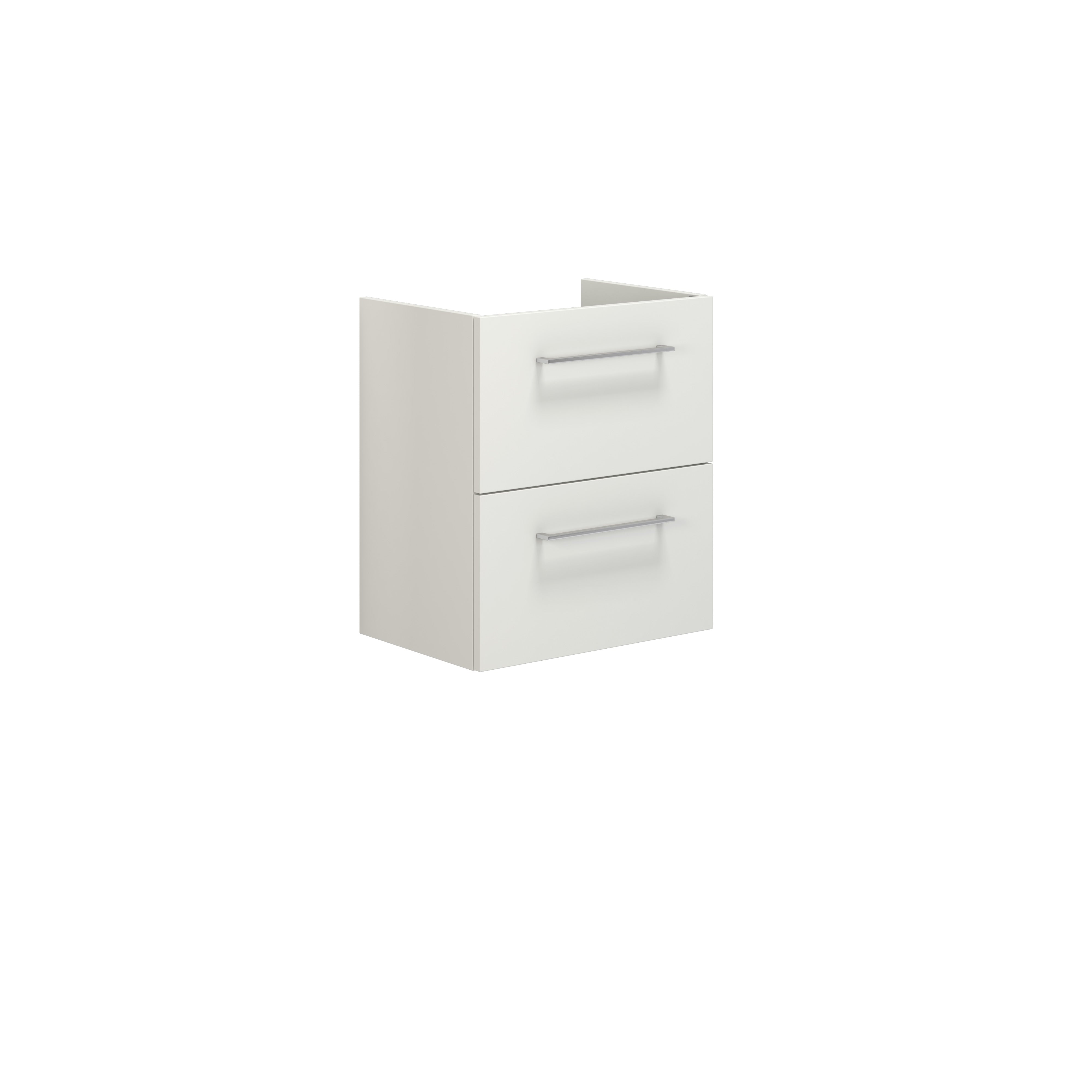 Dansani Mido Vaskeskab 2 skuffer og greb 58x50x35 cm hvid mat