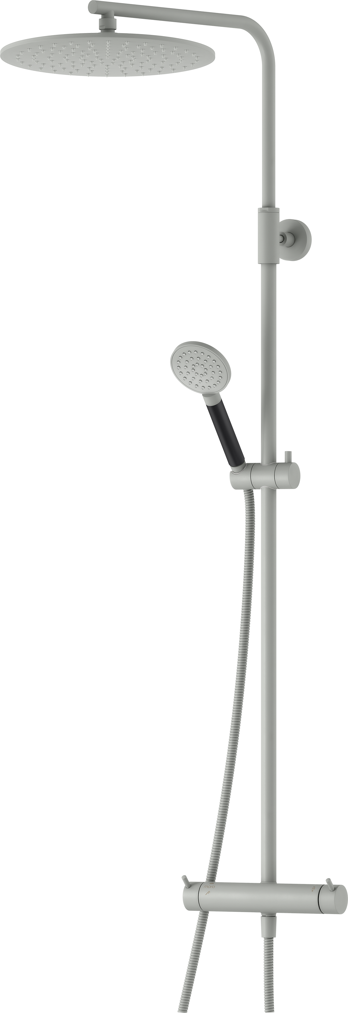 Mora Inxx II Shower System Kit, 150 C/C, mat-grå