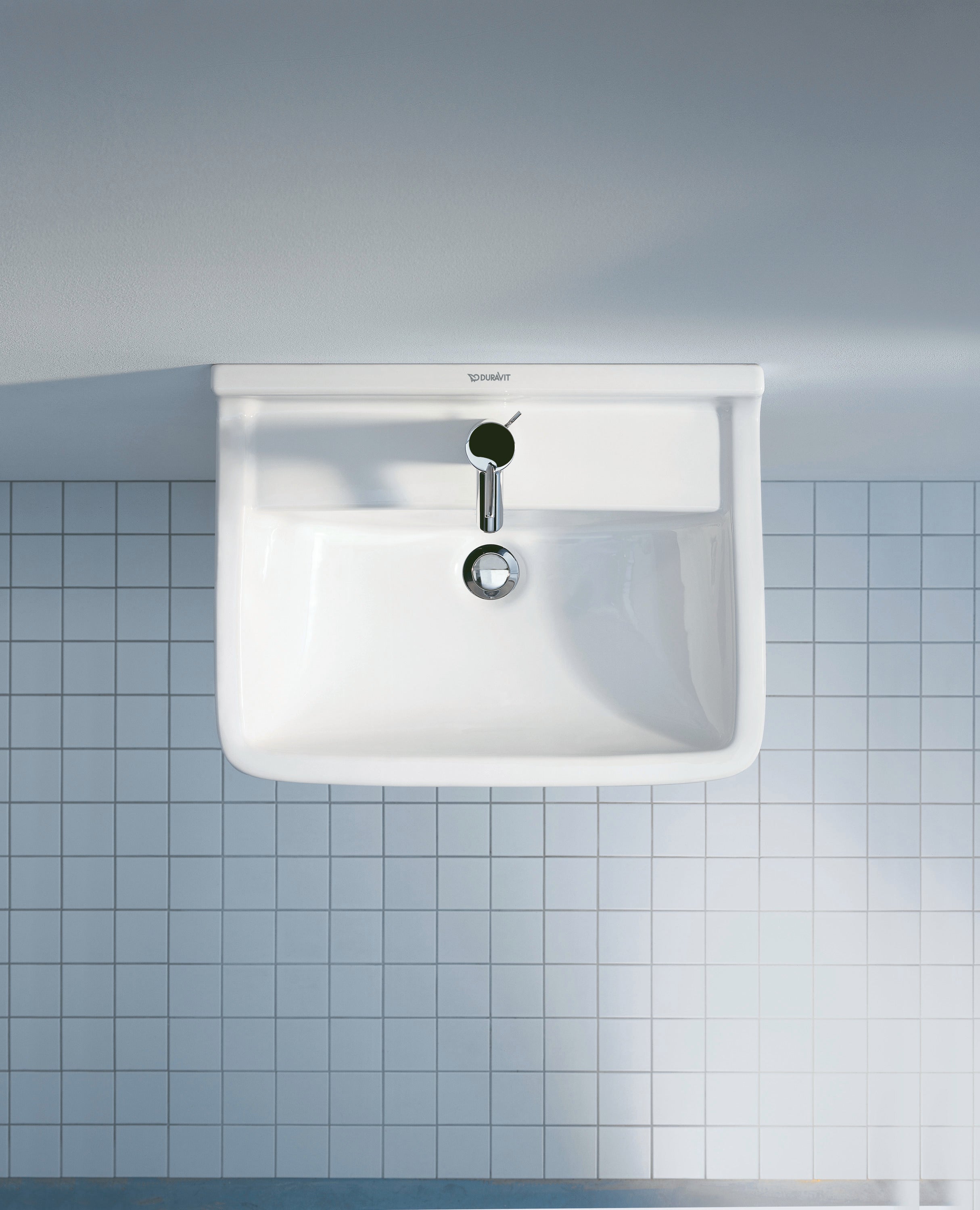 Starck 3 vask 65 cm med hanehul