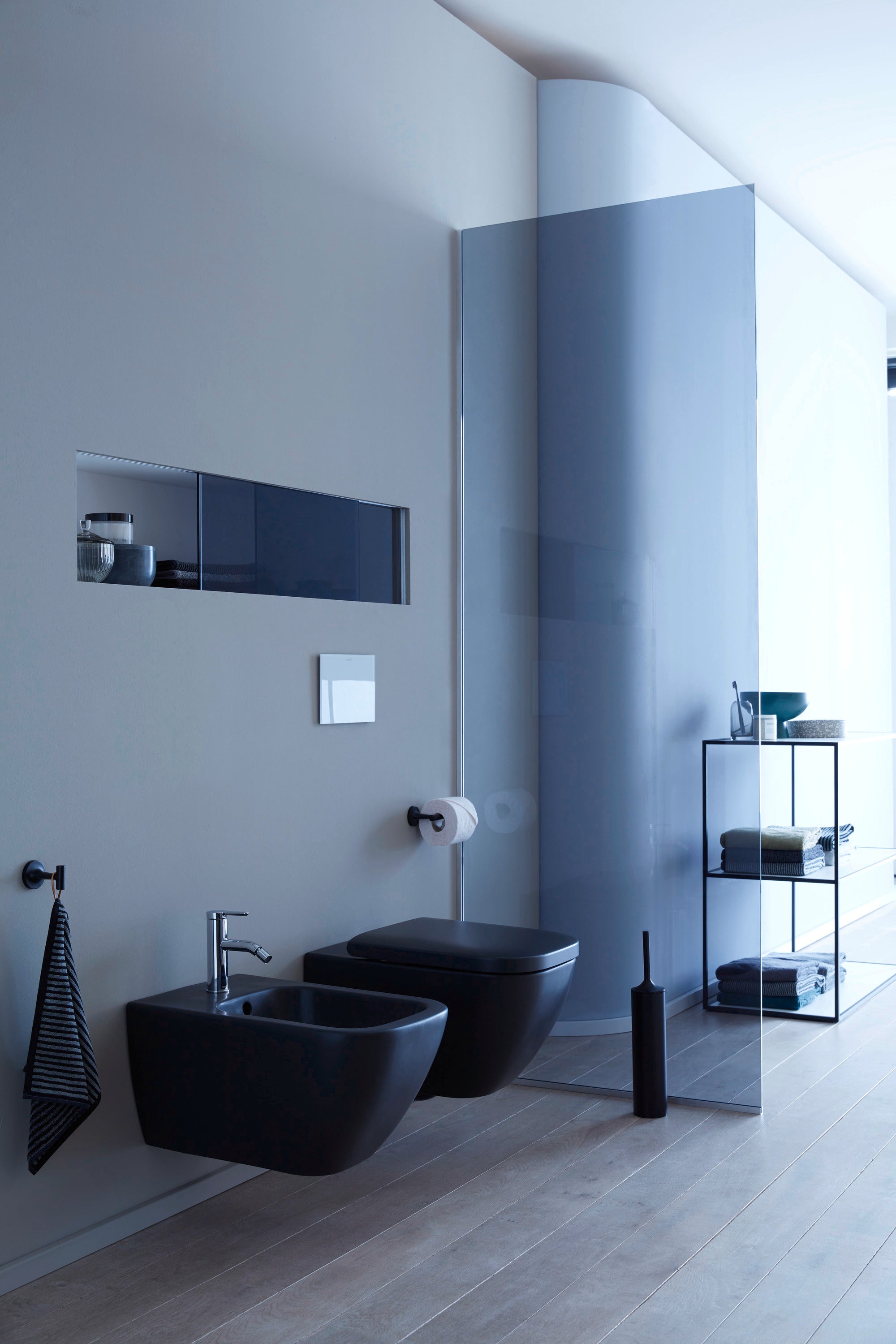 Duravit Happy D.2 toiletsæde med SoftClose, antracit