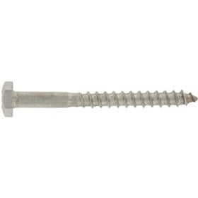 Fransk skrue 8,0 x 80/48 mm, A4, DIN 571, 6-kant