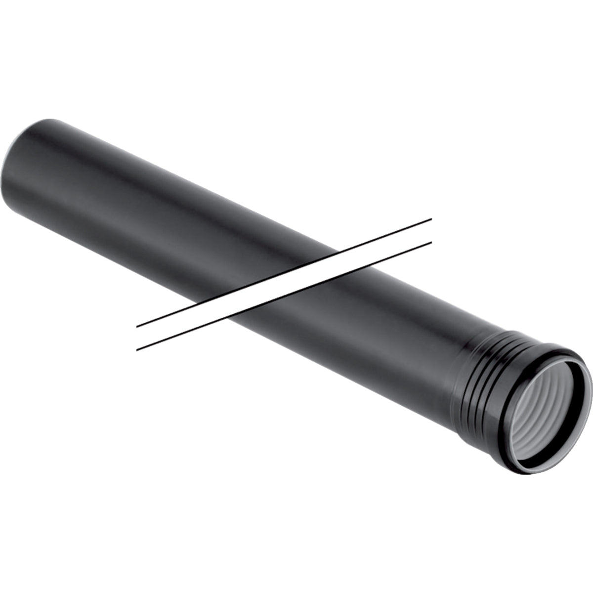 Geberit Silent PP rør Ø110 x 150 mm, 1 muffe