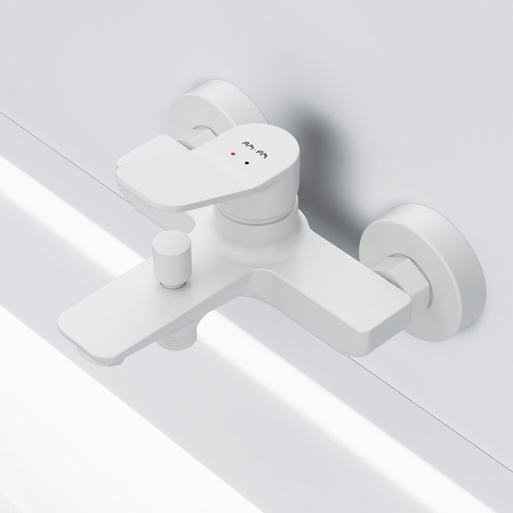 AM.PM X-Joy Single-lever bath and shower mixer, white
