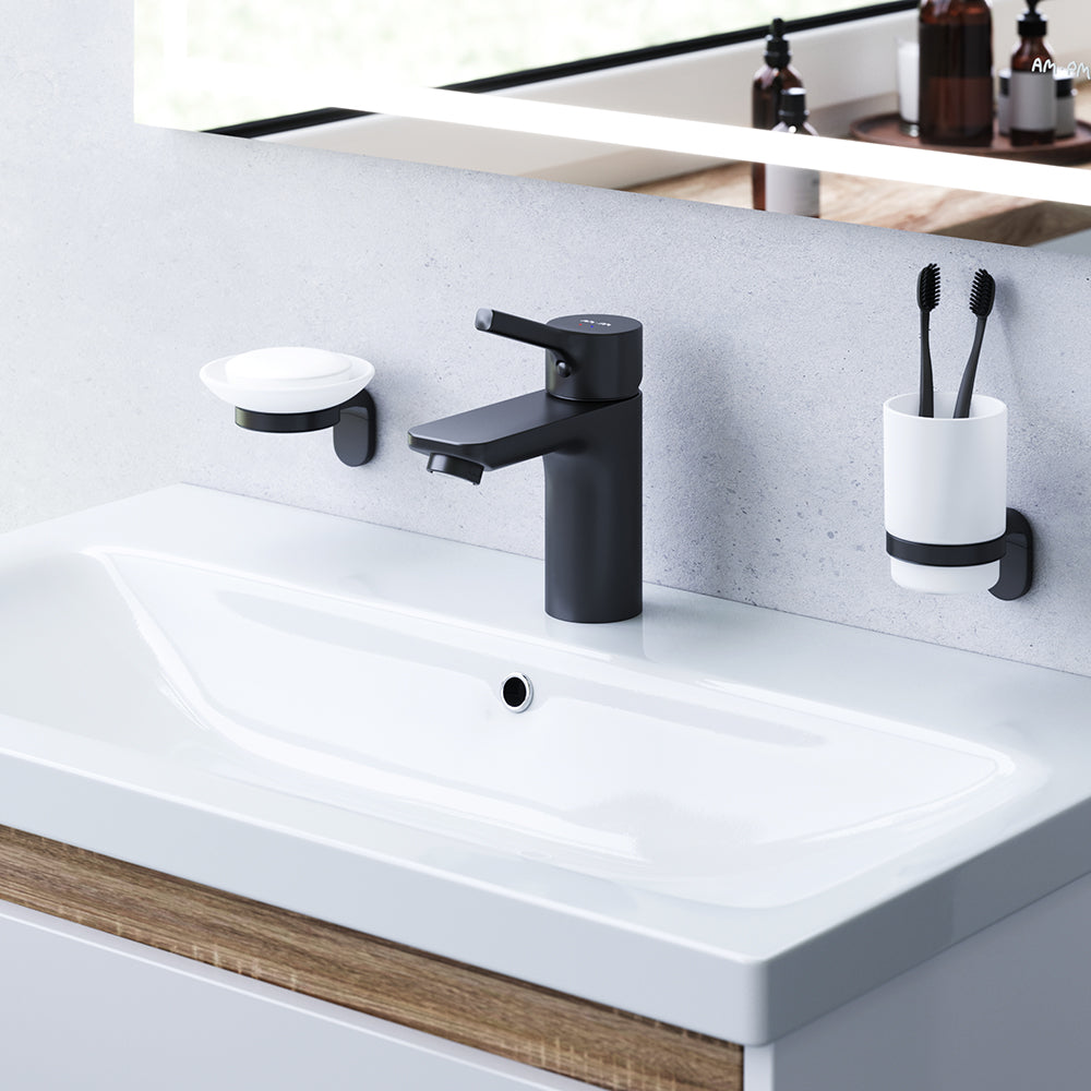 AM.PM X-Joy S Single-lever basin mixer, black