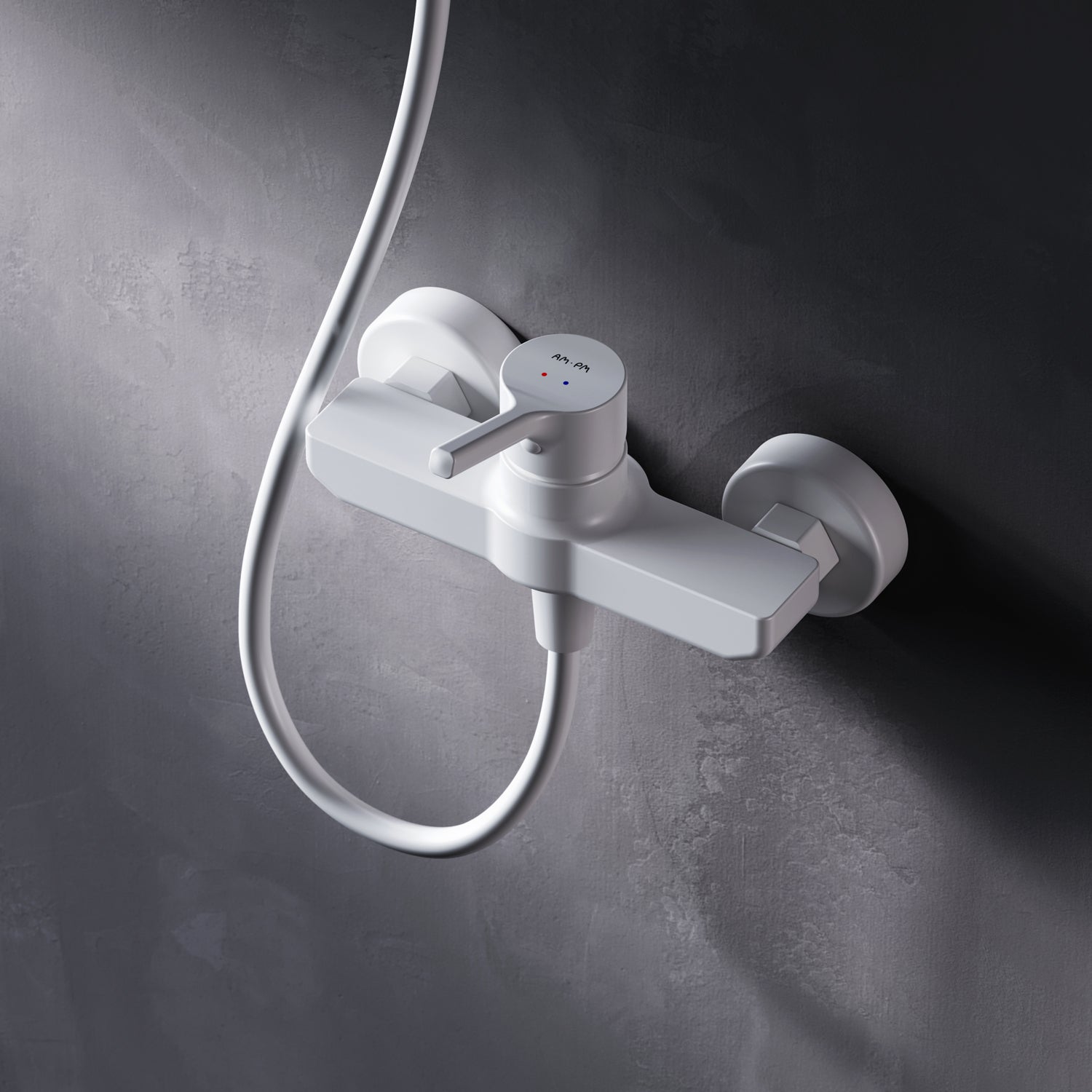 AM.PM X-Joy S Single-lever shower mixer, white