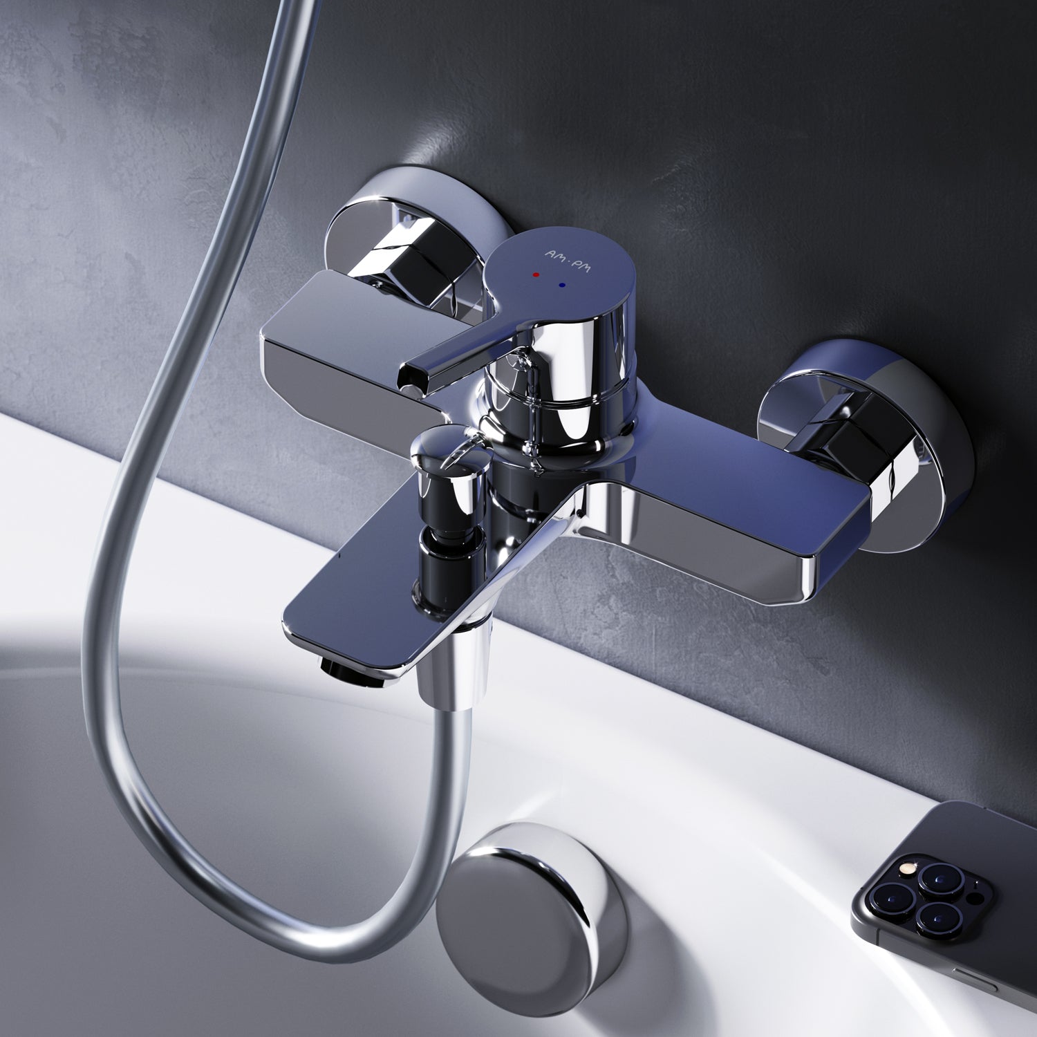 AM.PM X-Joy S Single-lever bath and shower mixer