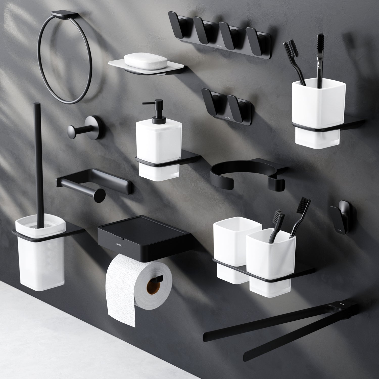 AM.PM Inspire V2.0 Toilet roll holder, black