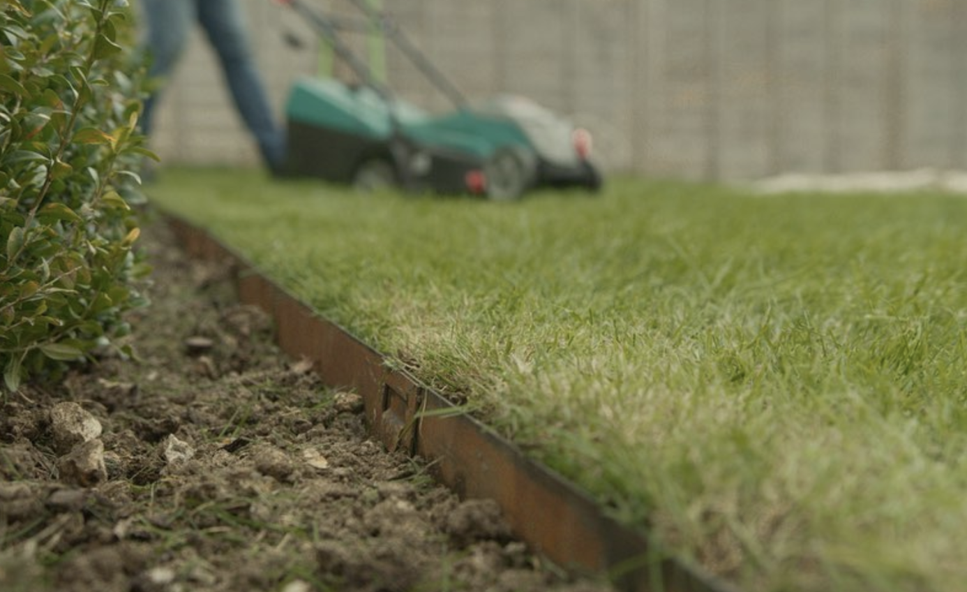 Core Edge 100/95 x 1000 x 1,6 mm kantskinne med spyd, corten