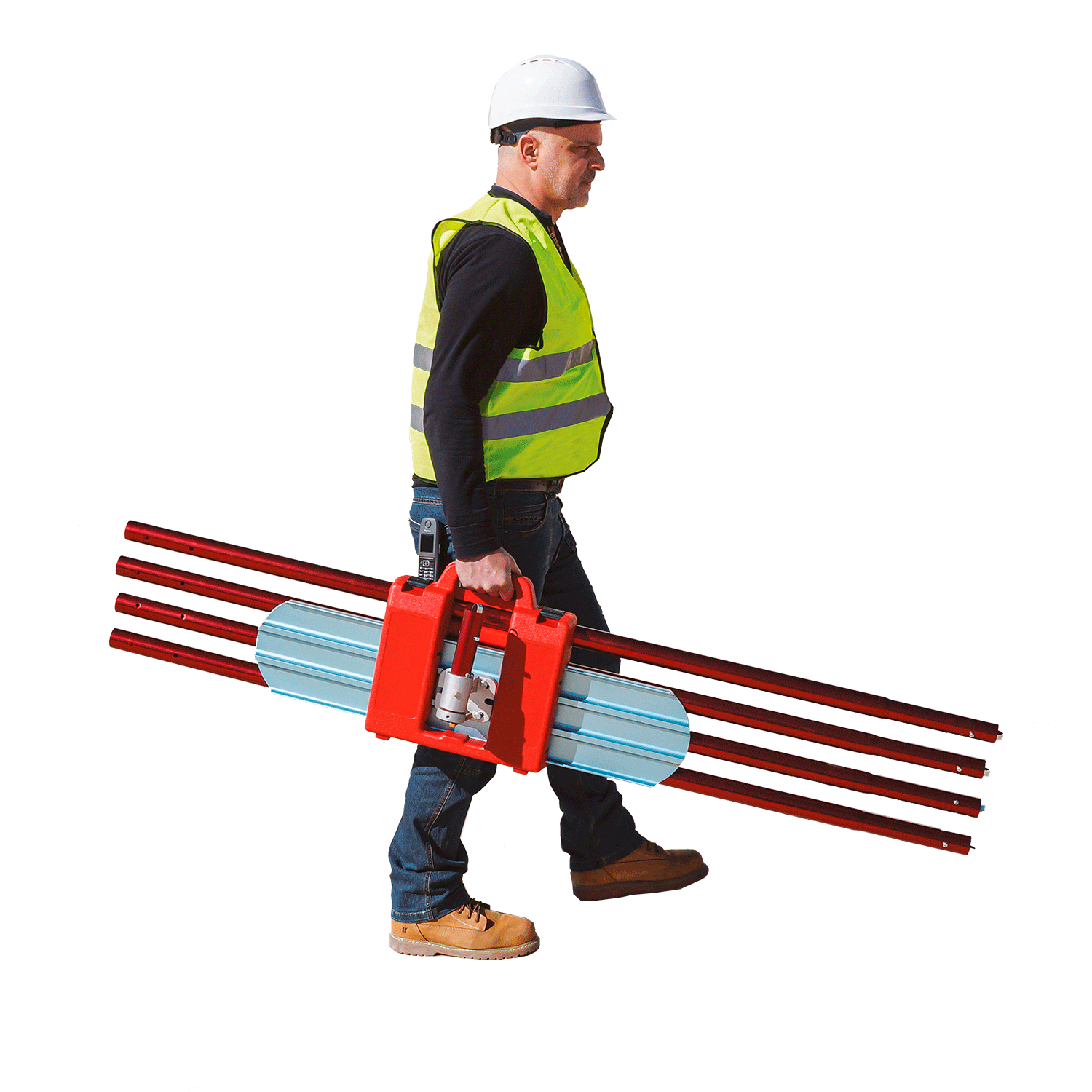 Betonglatter TRO 1200, sæt med 4 x skaft