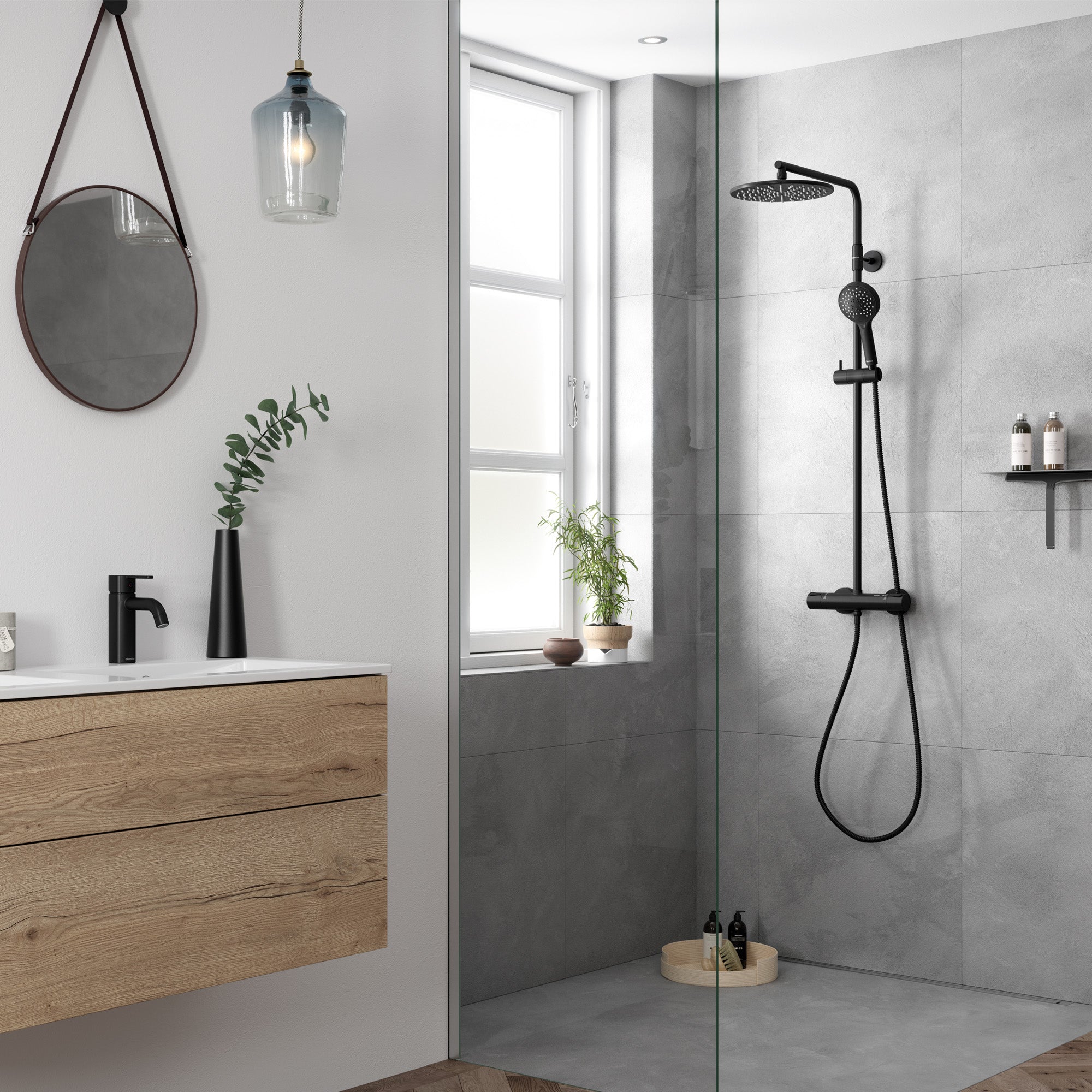 Damixa Silhouet brusesystem mat sort