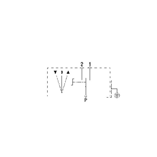 Geba nøgleafbryder, op ned pulsfunktion, S-APZ 1-2T/1 m/cylinder