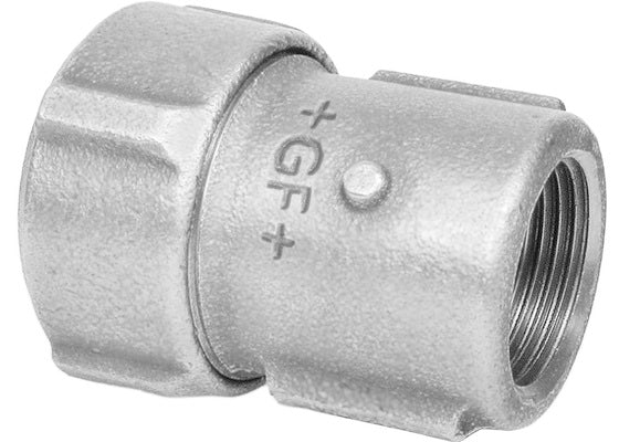 1.1/4" Primofit ligeløbende stål, rørgevind, muffe