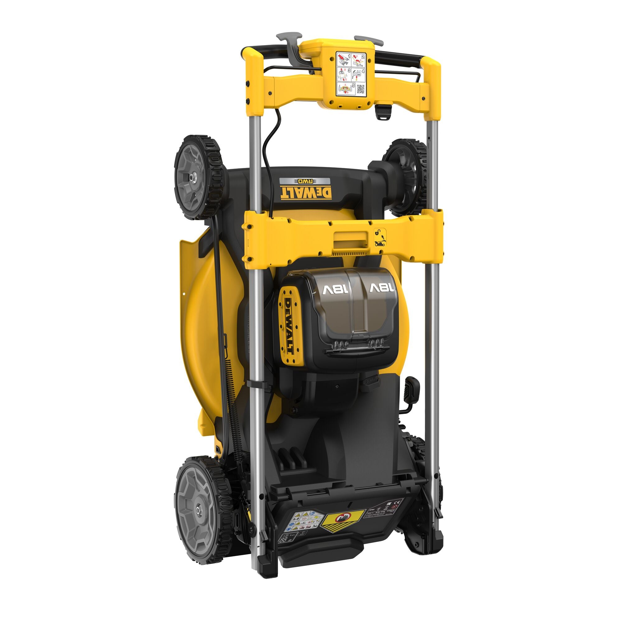 DEWALT 18V XR plæneklipper DCMWSP156N-XJ, 530 mm, selvkørende