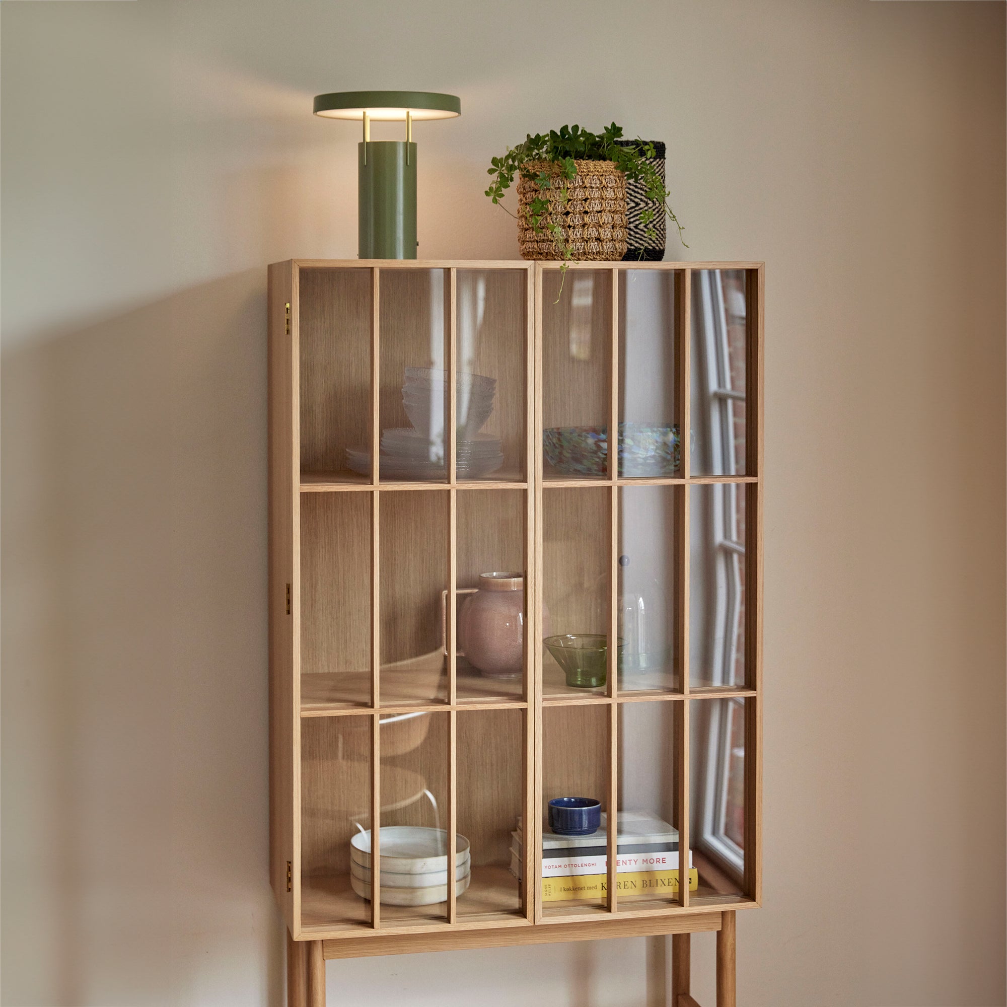 Hübsch bringme bordlampe grøn