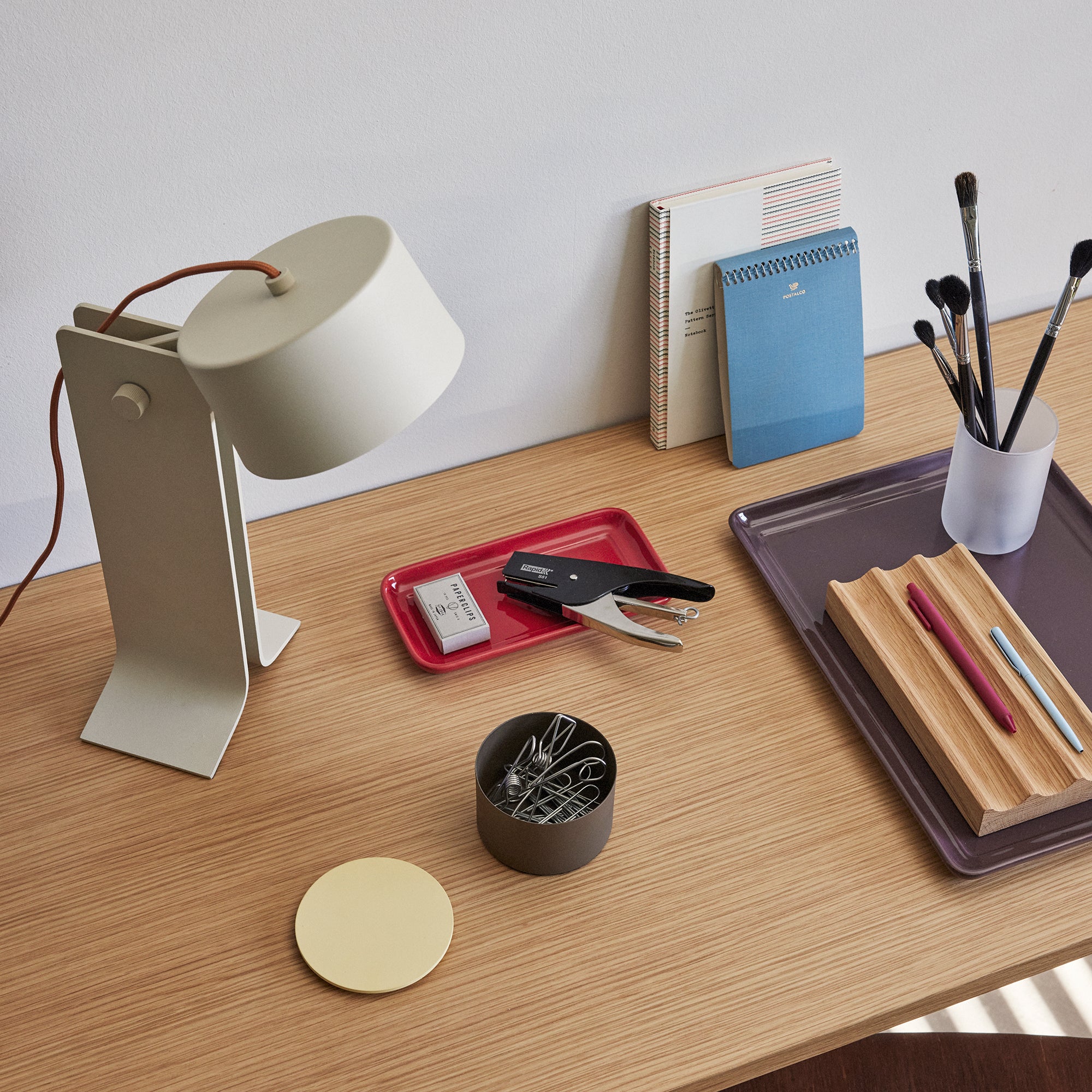 Hübsch crea bordlampe sand