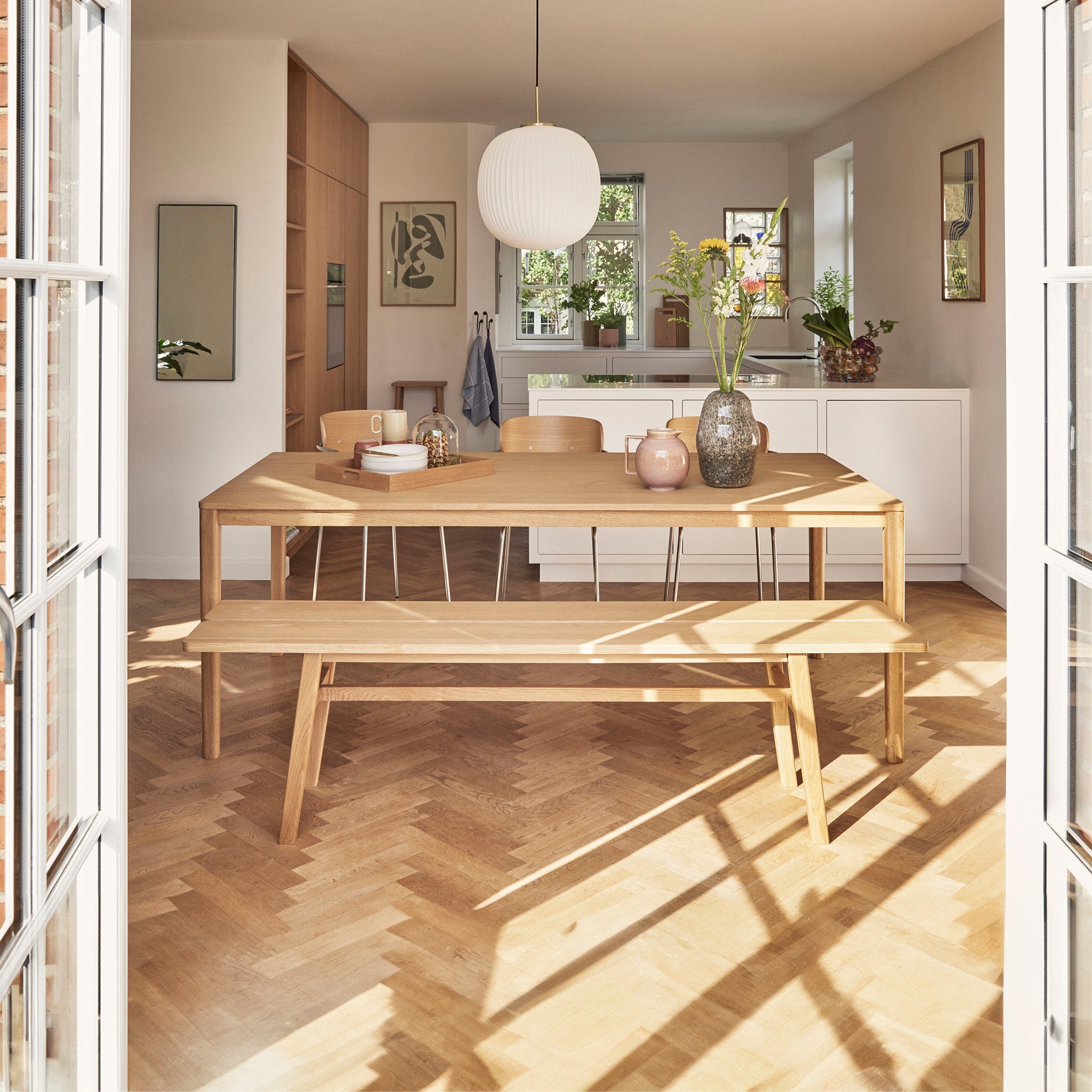 Hübsch serene loftlampe ø42 hvid