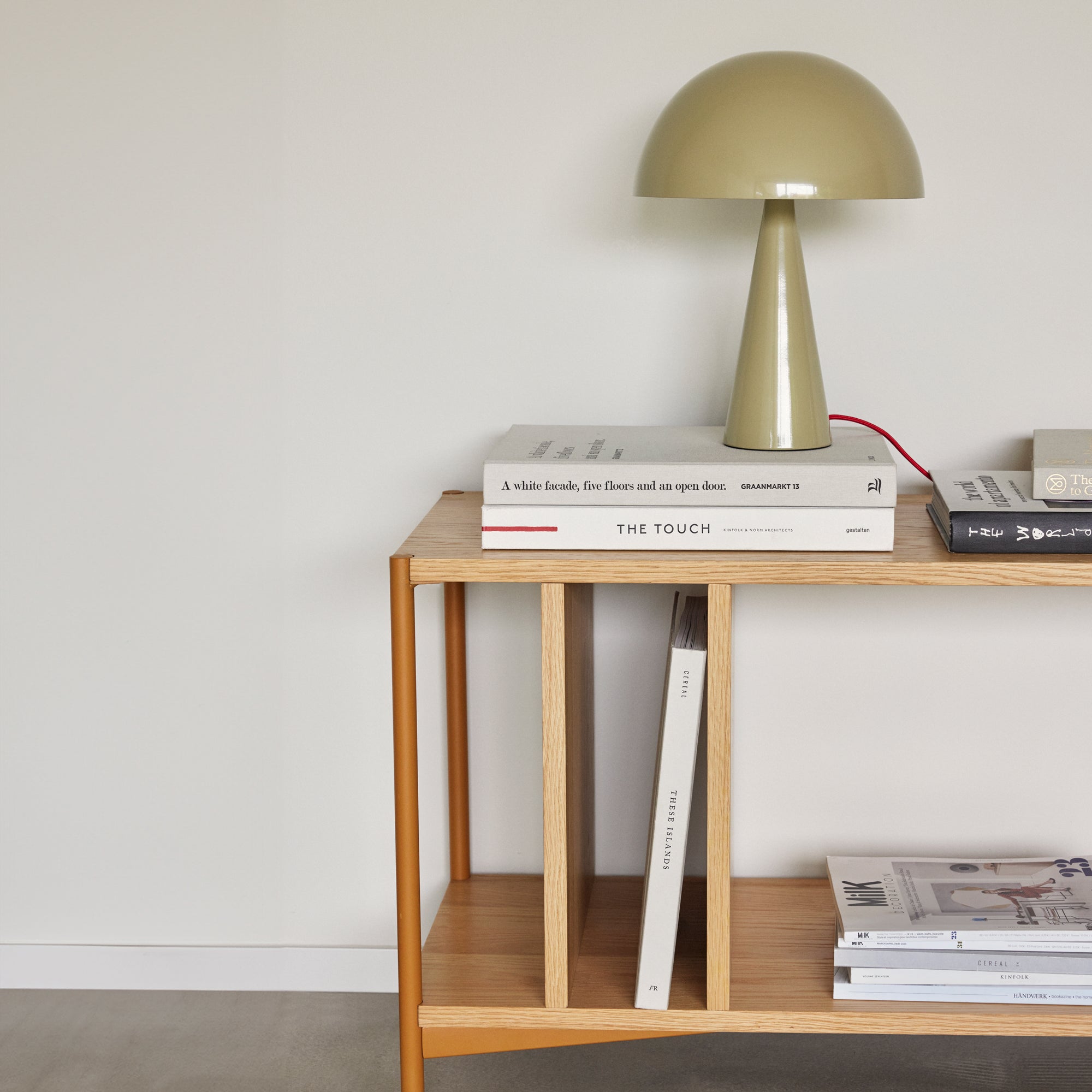 Hübsch mush bordlampe mini sand