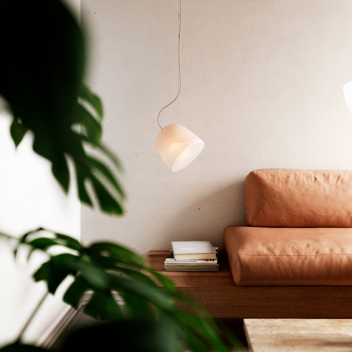 Bright Breeze pendel creme kabel