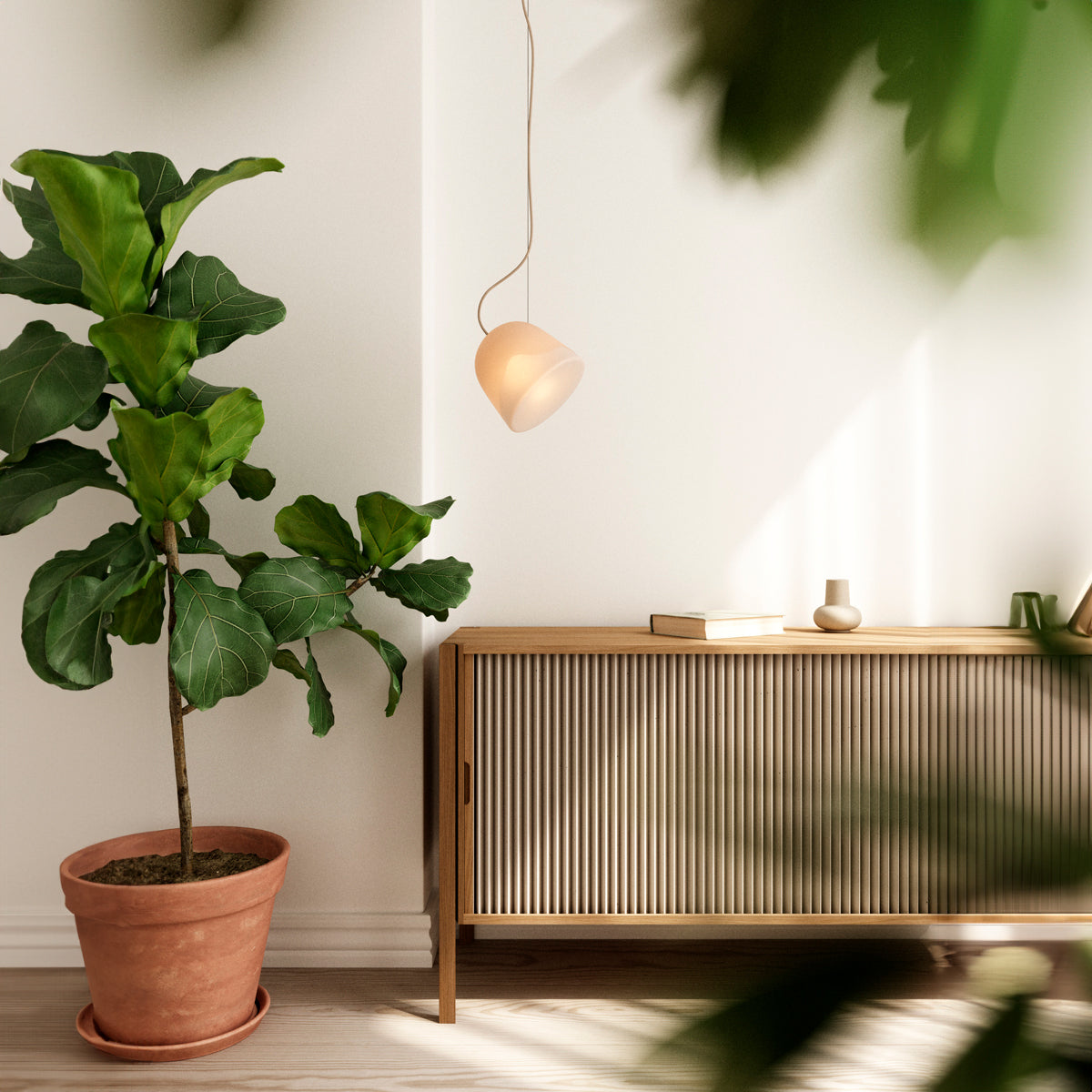 Bright Breeze pendel sort kabel