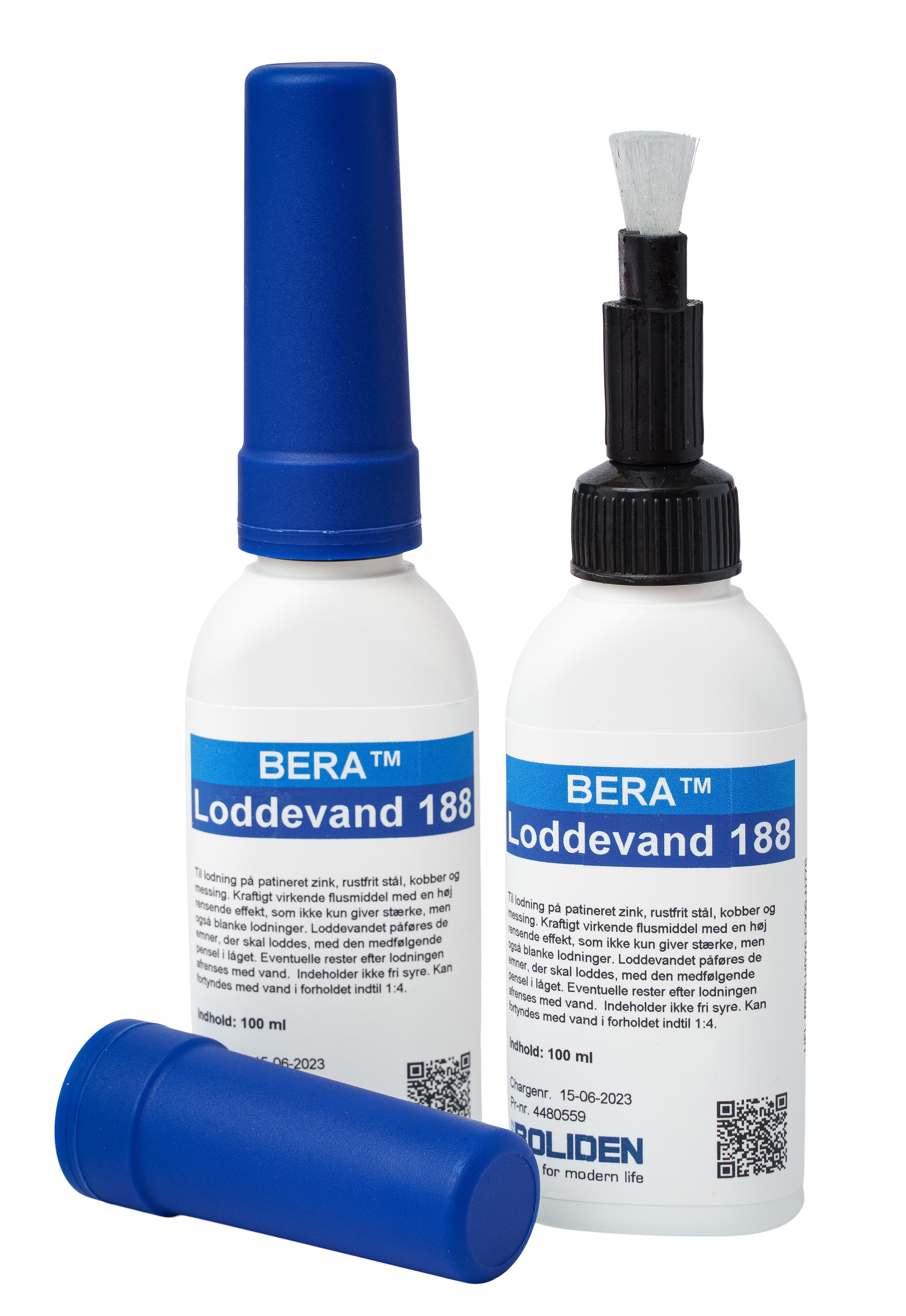 BERA™ loddevand 188 i 100 ml. special penselflaske