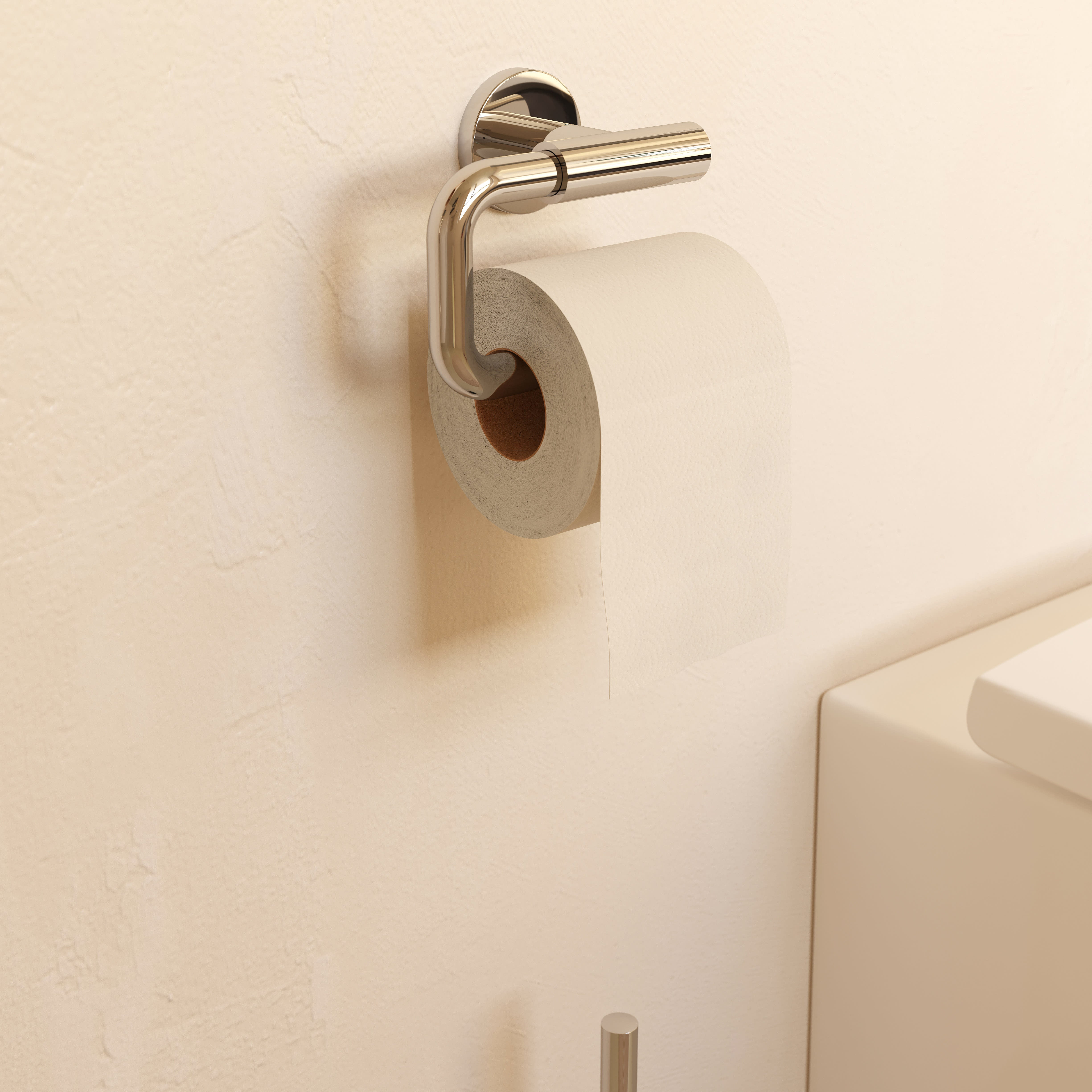 Cosmic Architect S+ toiletpapirholder krom