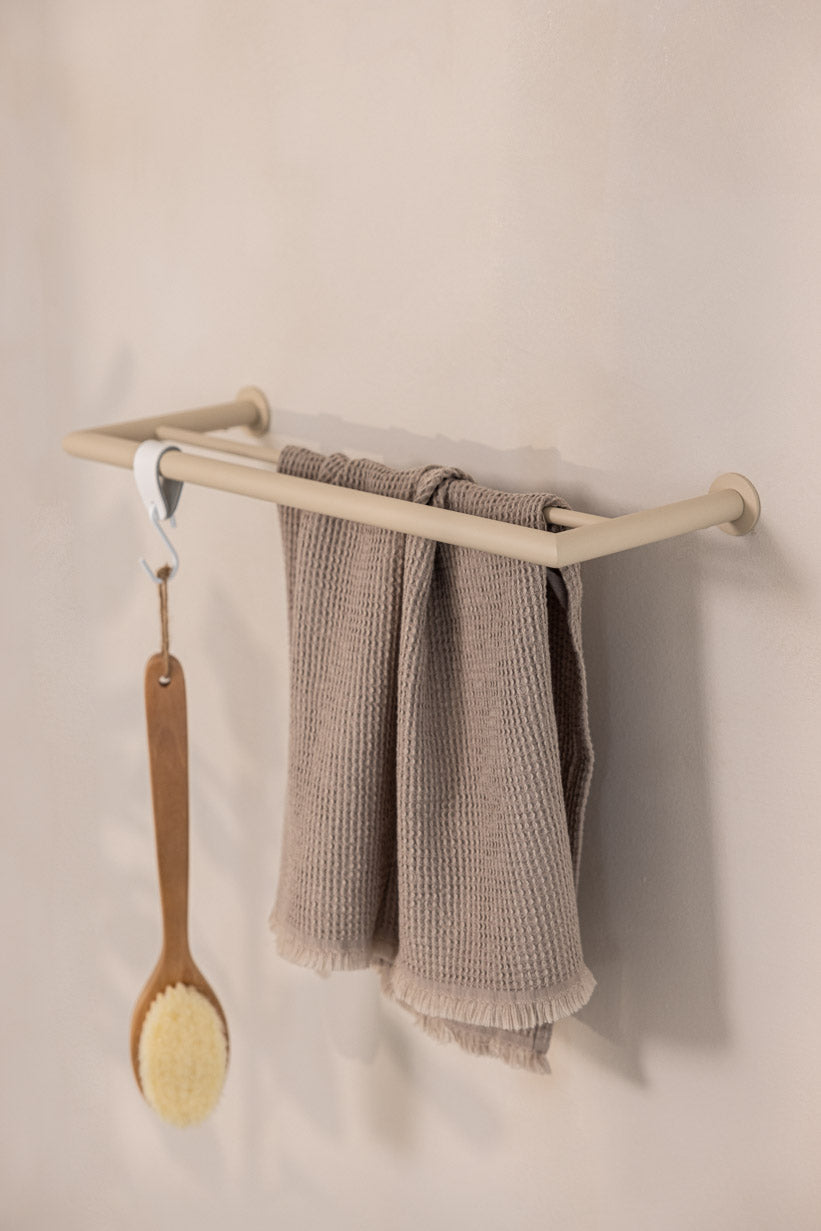 Metallbude Stenni Håndklædeholder - Cream - Rund