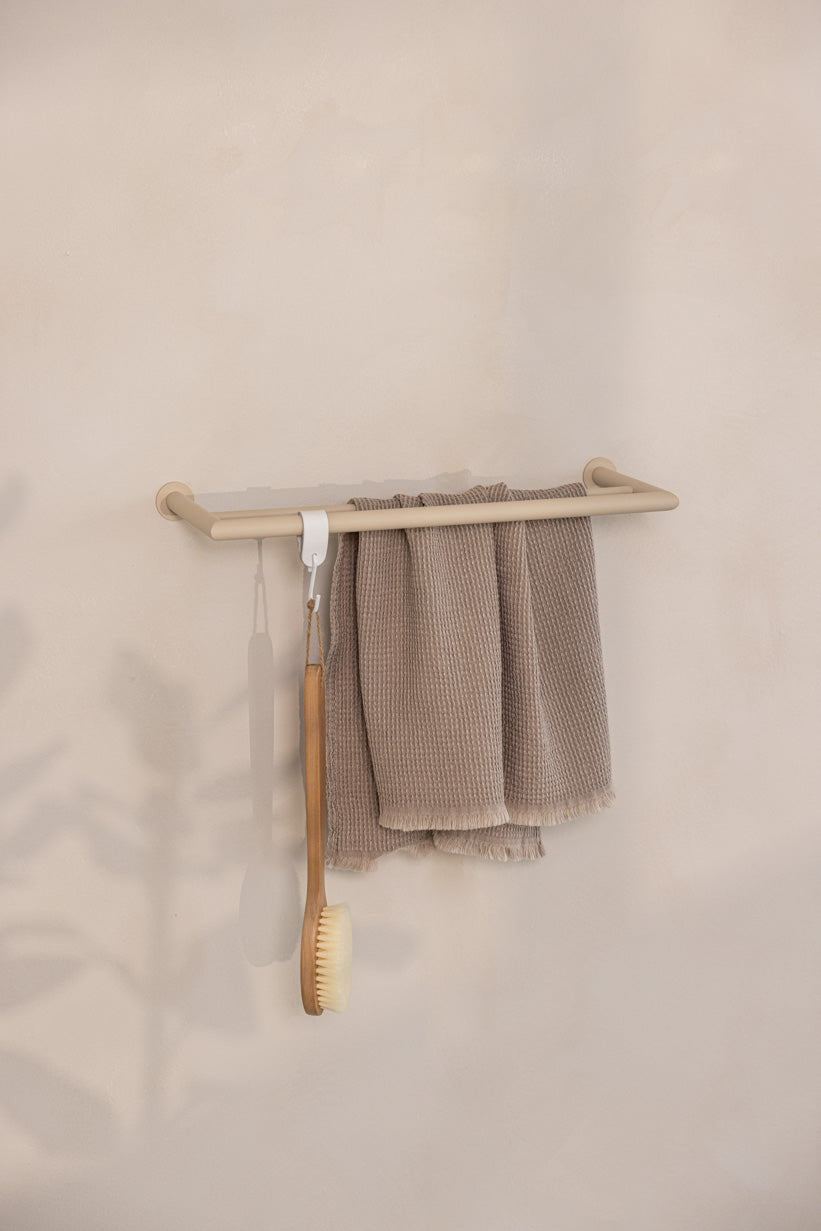 Metallbude Stenni Håndklædeholder - Cream - Rund