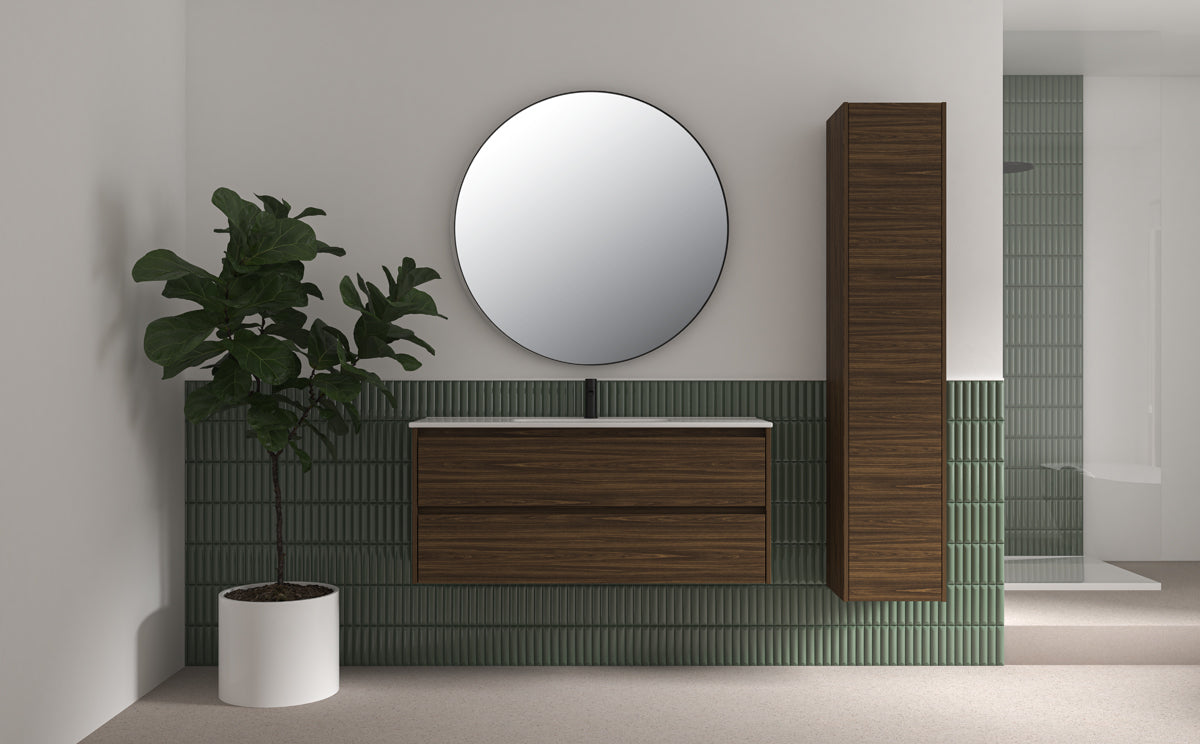 Sanibell Proline møbelsæt 121x46,8cm cabana eg 2 softclose skuffer