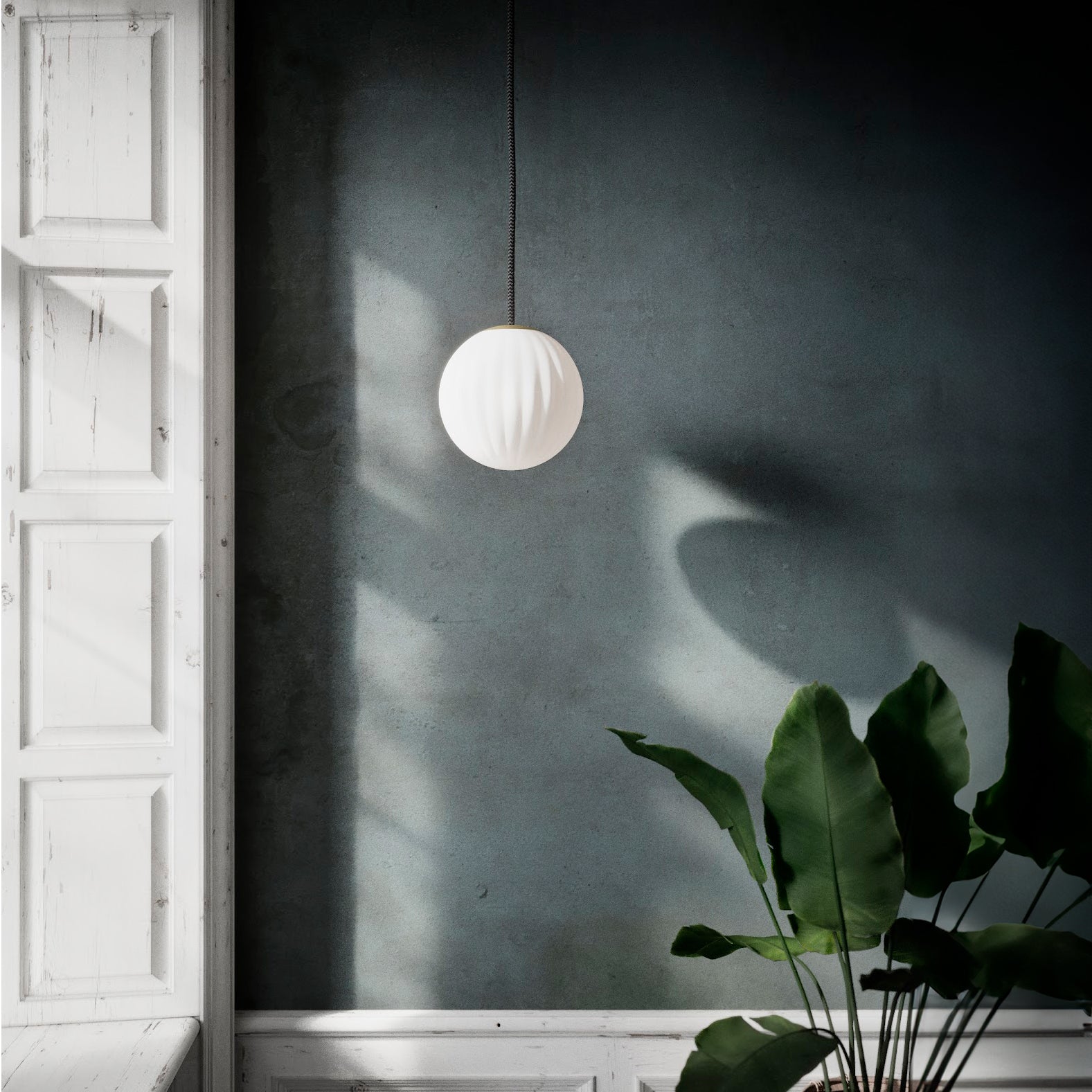 Bright Modeco pendel sort kabel