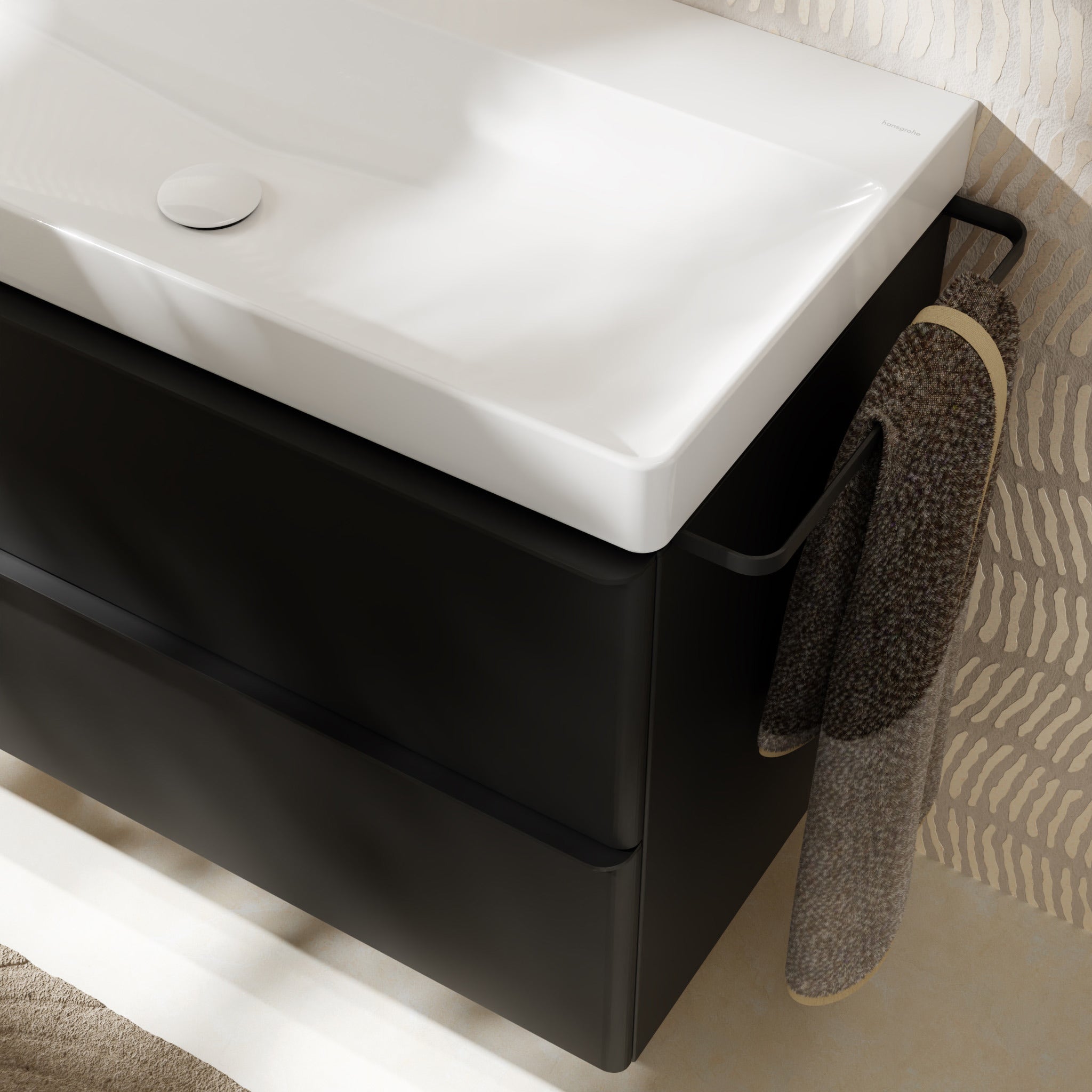 HANSGROHE Xelu Q vaskeskab mat diamantgrå 780X475mm m/ 2 skuffer