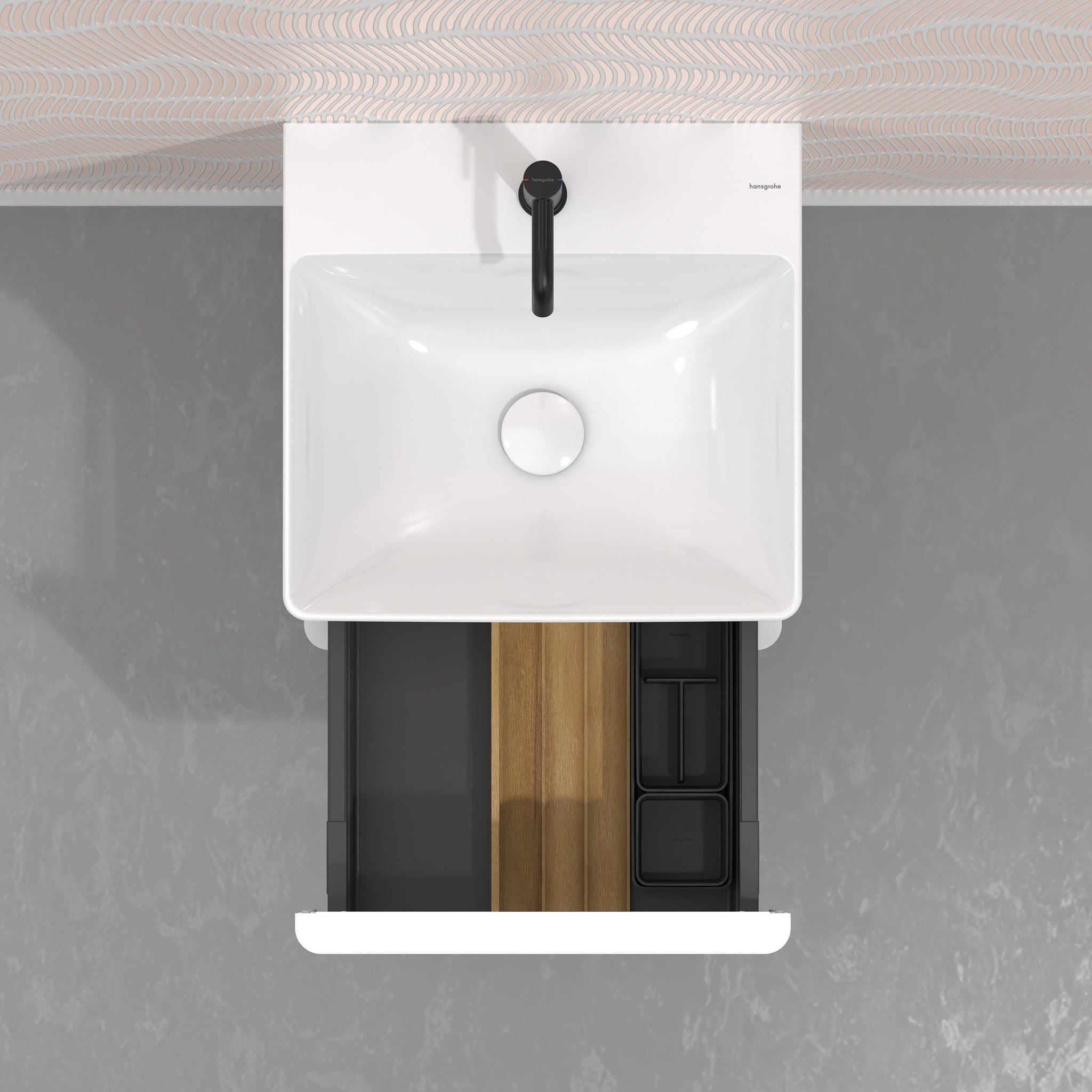 HANSGROHE IntraStoris Interiørsæt til møbler 130x340mm t/vaske/h